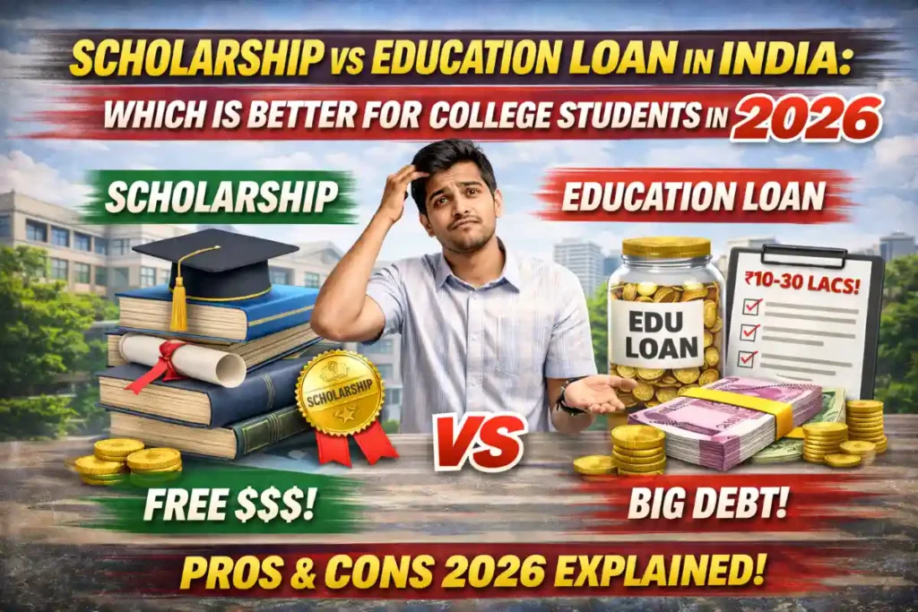 Scholarship vs Education Loan in India