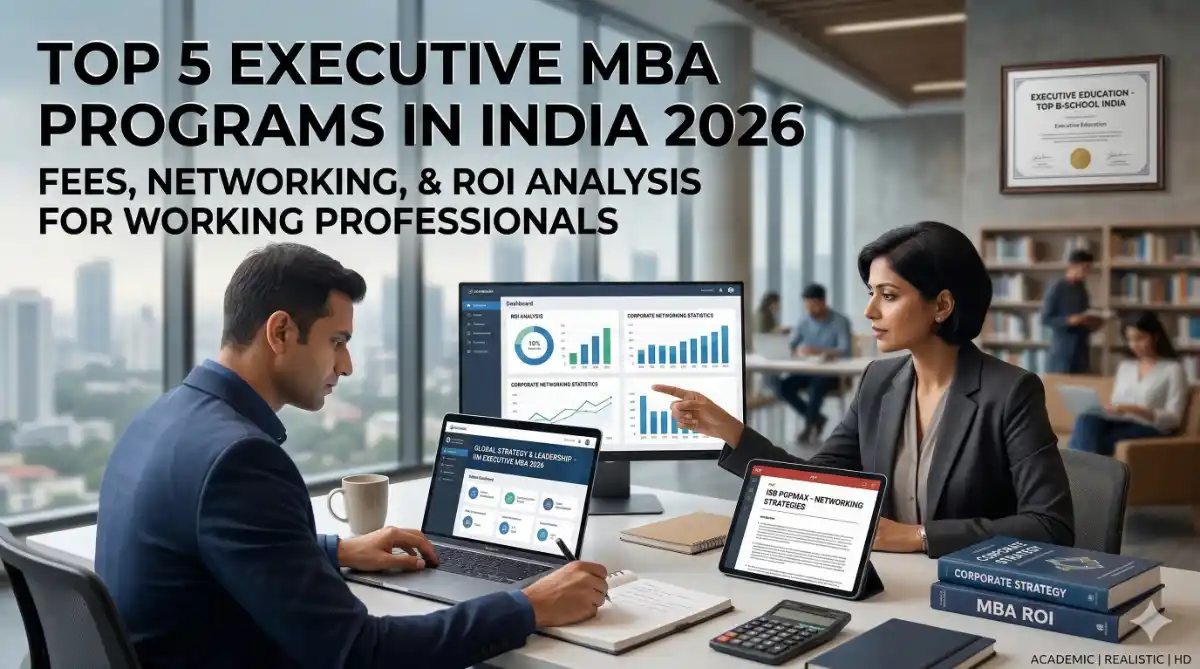 Top 5 Executive MBA Programs in India for Working Professionals 2026