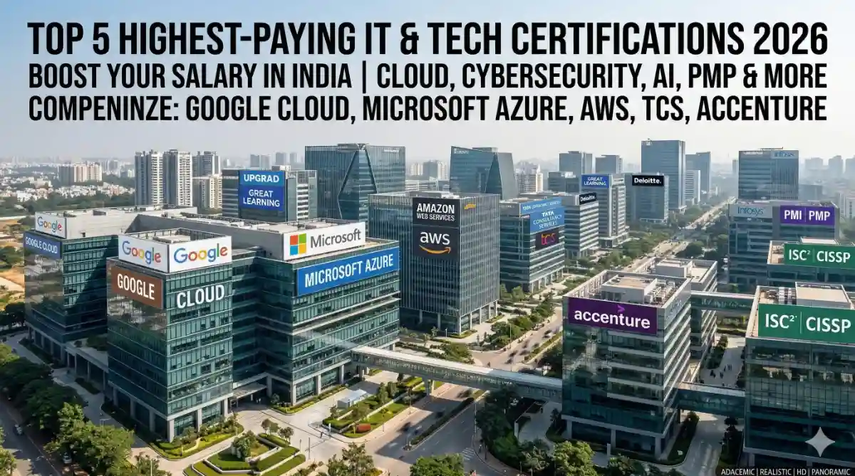 Top 5 Highest-Paying IT & Tech Certifications to Boost Your Salary in India (2026)