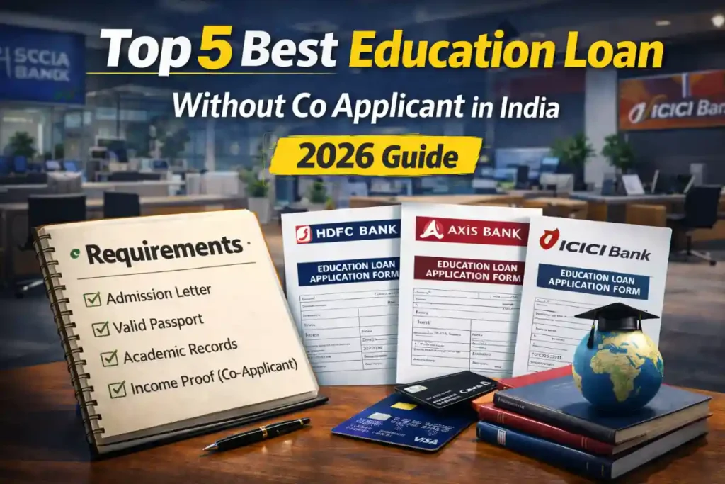 education loan without co applicant in india