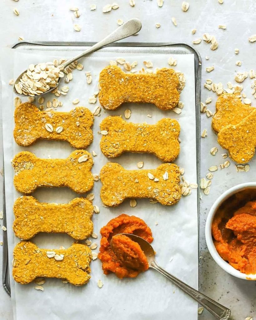 Healthy Pumpkin Dog Biscuits