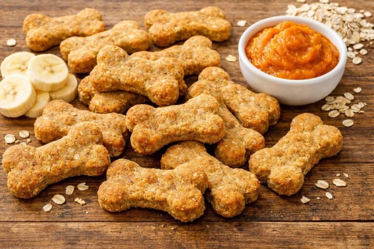 Easy Pumpkin Puppy Snacks